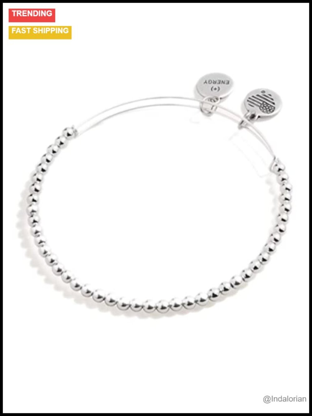 Expandable Beaded Bangle Bracelet Adjustable Stackable Nickel-Free